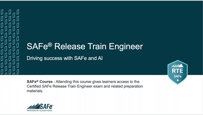 SAFe Release Train Engineer